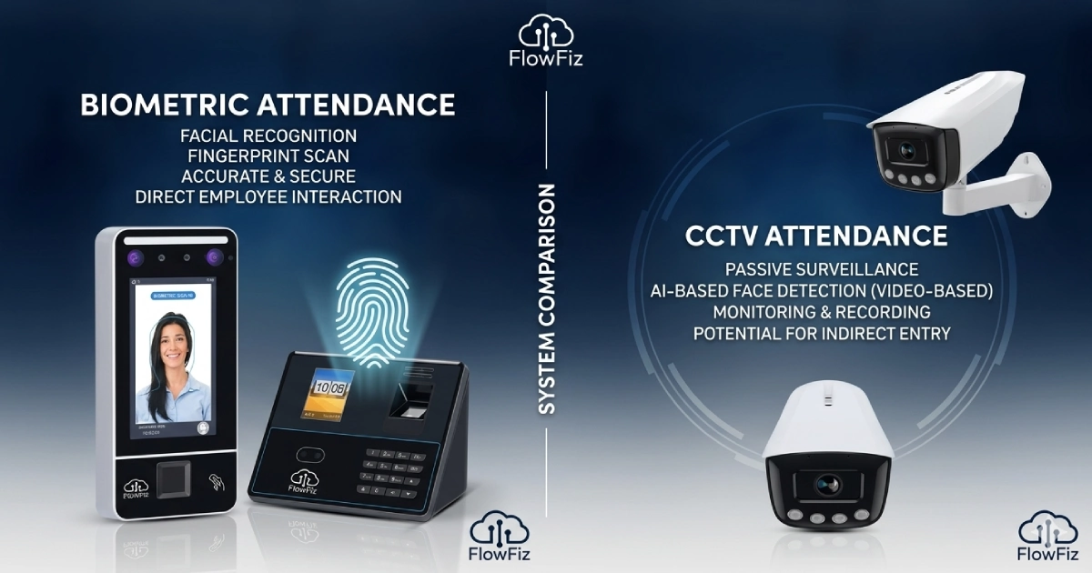 CCTV attendance VS biometric attendance