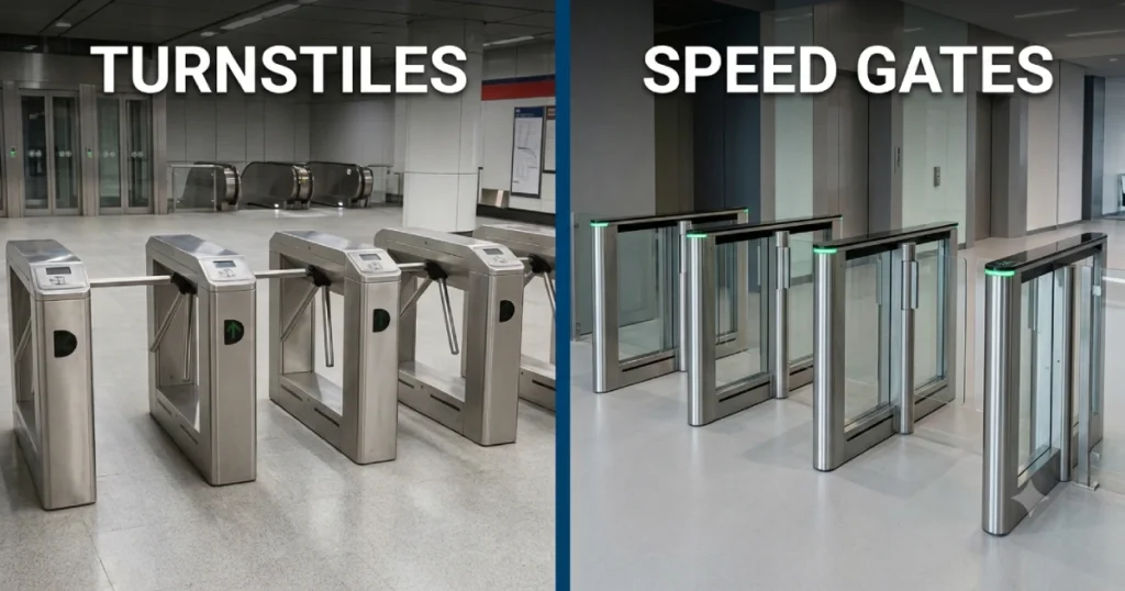 Turnstiles vs Speed Gates
