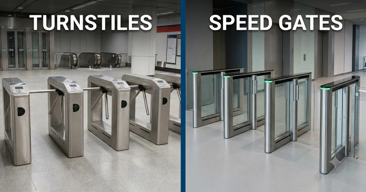 Turnstiles vs Speed Gates